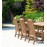 Alexander Rose Sherwood 8 Seat Oval Extending Dining Set