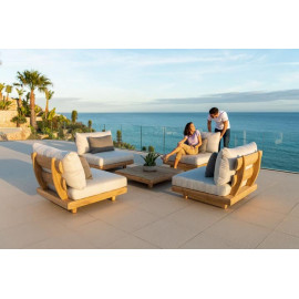 Alexander Rose Sorrento 4 Seat Lounge Set Alexander Rose Sorrento 4 Seat Lounge Set