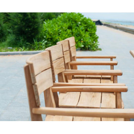 Alexander Rose Sorrento 8 Seat Teak Plank Dining Set