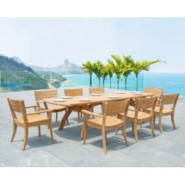 Alexander Rose Sorrento Rectangular Dining Table 240cm