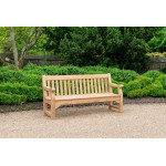 Alexander Rose Teak Park Bench 6ft