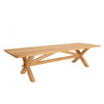 Alexander Rose Teak Rectangular Plank Table 300cm Alexander Rose Teak Rectangular Plank Table 300cm