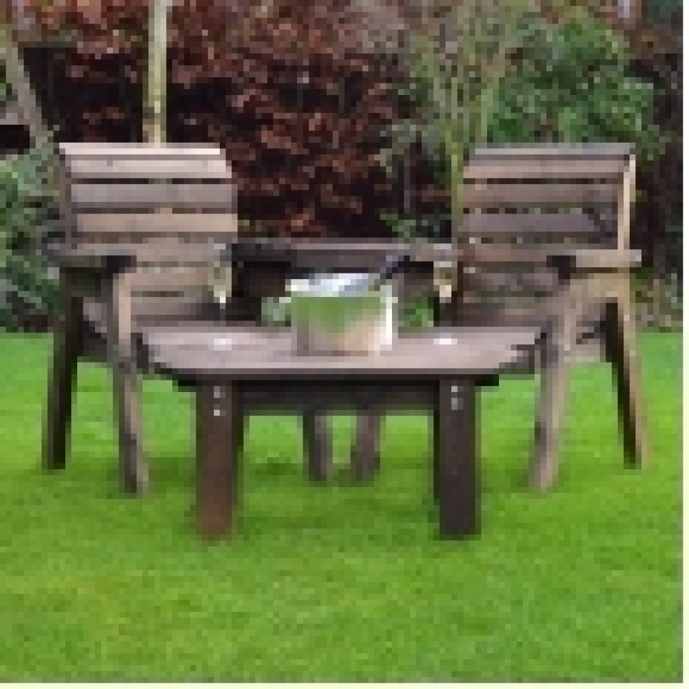 Barrowden Companion Seat (Angled) with Curved Coffee Table