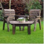 Barrowden Companion Seat (Angled) with Curved Coffee Table