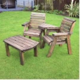 Barrowden Companion Seat (Angled) with Curved Coffee Table