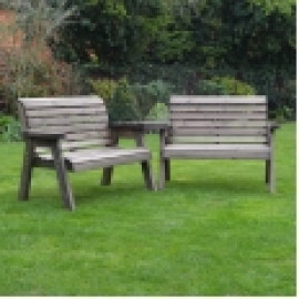 Barrowden Double Companion Seat - Angled