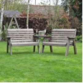 Barrowden Double Companion Seat - Angled 