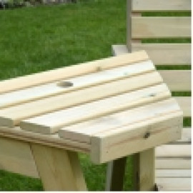 Barrowden Double Companion Seat - Angled 