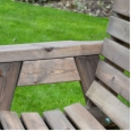 Barrowden Double Companion Seat (Angled) with Circular Coffee Table