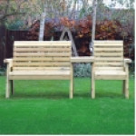 Barrowden Double/Single Companion Seat - Straight  Barrowden Double/Single Companion Seat - Straight