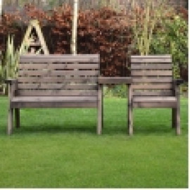 Barrowden Double/Single Companion Seat - Straight  Barrowden Double/Single Companion Seat - Straight