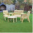 Barrowden Single/Double/Single Combination Set with Circular Coffee Table