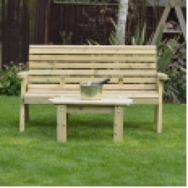 Barrowden Triple Seat with Curved Coffee Table