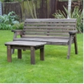 Barrowden Triple Seat with Curved Coffee Table