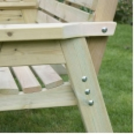 Barrowden Triple/Single Companion Seat - Angled 