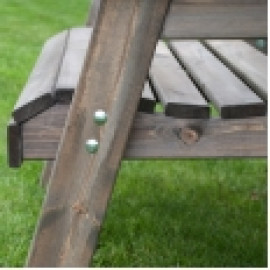 Barrowden Triple/Single Companion Seat (Angled) with Coffee Table 