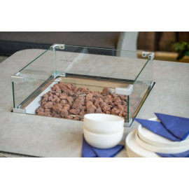 Bespoke Cloud Casual Dining Ceramic Fire Pit Set