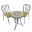 Brava Bistro Set – 2 chair options