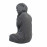Buddha Crouching – charcoal effect