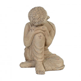 Buddha Crouching –  weathered stone effect Buddha Crouching –  weathered stone effect