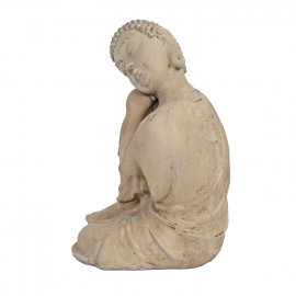 Buddha Crouching –  weathered stone effect Buddha Crouching –  weathered stone effect