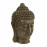 Buddha Head Carved Wood Effect