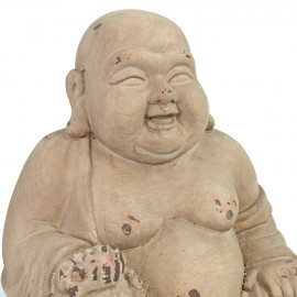 Buddhist Monk Sitting – weathered stone effect Buddhist Monk Sitting – weathered stone effect