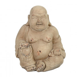 Buddhist Monk Sitting – weathered stone effect Buddhist Monk Sitting – weathered stone effect