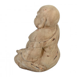 Buddhist Monk Sitting – weathered stone effect Buddhist Monk Sitting – weathered stone effect