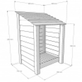 Burley log store - 4ft Burley log store - 4ft