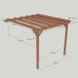 Clearance Lean to Garden Pergola - 2 Post Clearance Lean to Garden Pergola - 2 Post