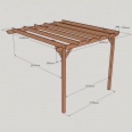 Clearance Lean to Garden Pergola - 2 Post Clearance Lean to Garden Pergola - 2 Post