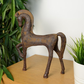 Contemporary Horse Carved Wood Effect Contemporary Horse Carved Wood Effect