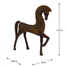 Contemporary Horse Carved Wood Effect Contemporary Horse Carved Wood Effect
