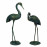 Cranes Pair – dark verdigris