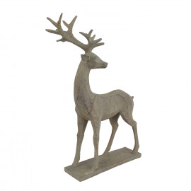 Deer Carved Wood Effect