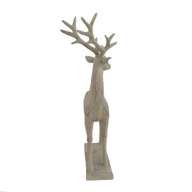 Deer Carved Wood Effect