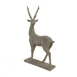 Deer Carved Wood Effect