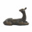 Deer Lying Large Aluminium – dark verdigris