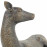 Deer Lying Large Aluminium – dark verdigris