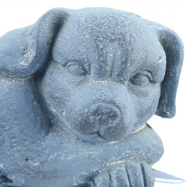 Dog Planter – blue iron effect Dog Planter – blue iron effect