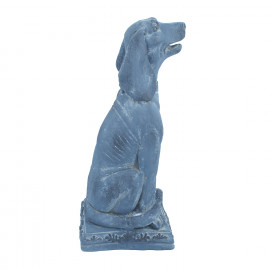 Dog Sitting – blue iron effect Dog Sitting – blue iron effect