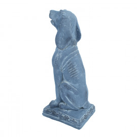 Dog Sitting – blue iron effect Dog Sitting – blue iron effect