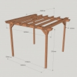 Double Garden Pergola - 4 Post