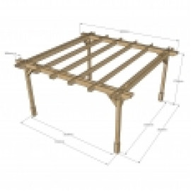 Double Premium Pergola - 4 Post