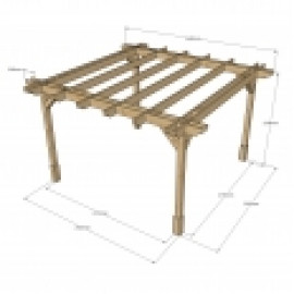 Double Premium Pergola - 4 Post