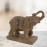 Elephant Bookends Carved Wood Effect