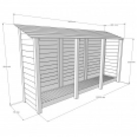 Empingham log store - 6ft Empingham log store - 6ft
