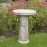 Floral Birdbath
