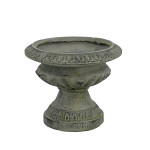 Fluted Urn Low 28cm Verdigris Effect Fluted Urn Low 28cm Verdigris Effect